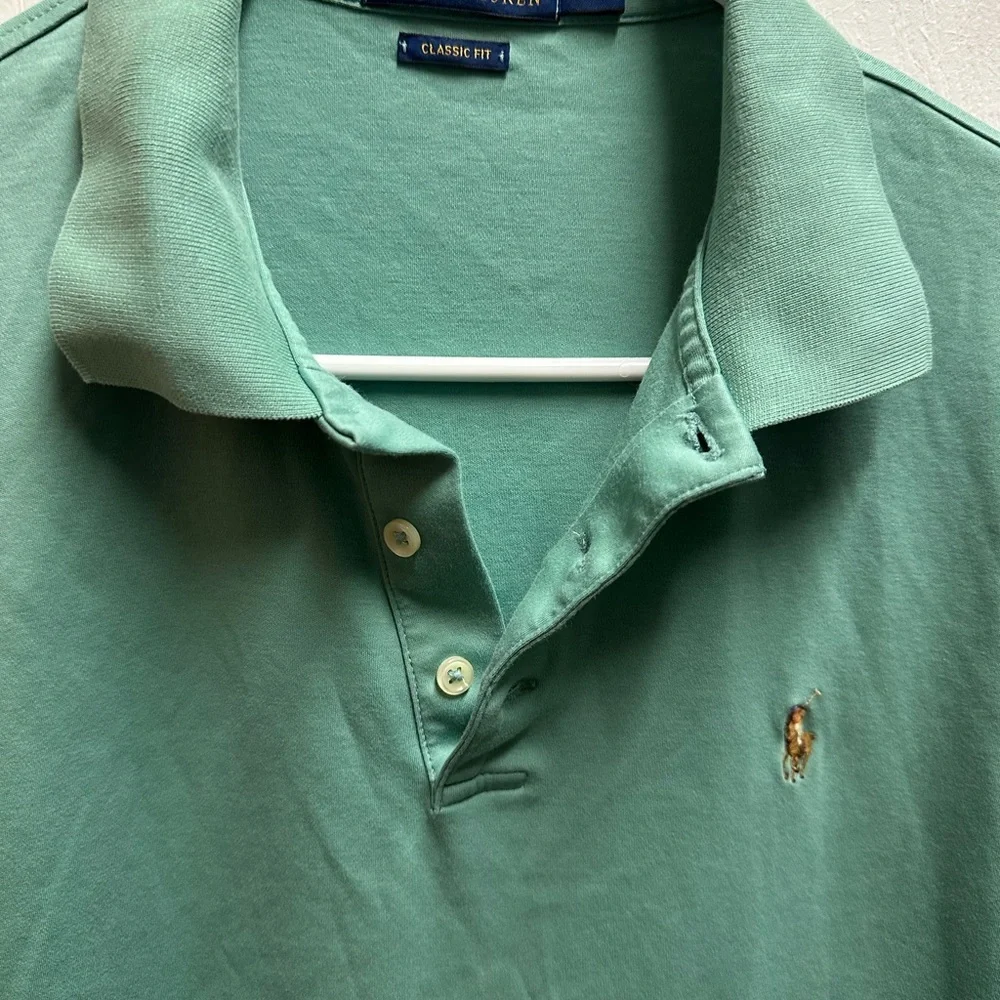 Ralph Lauren Men's Green Polo Shirt size M/ NWOT B122